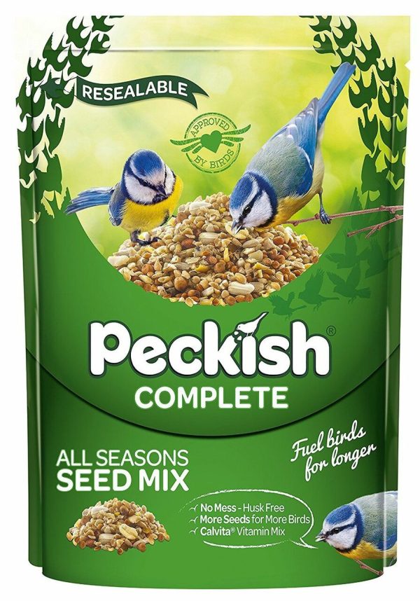 PECKISH WILD BIRD COMPLETE SEED AND NUT MIX 1KG