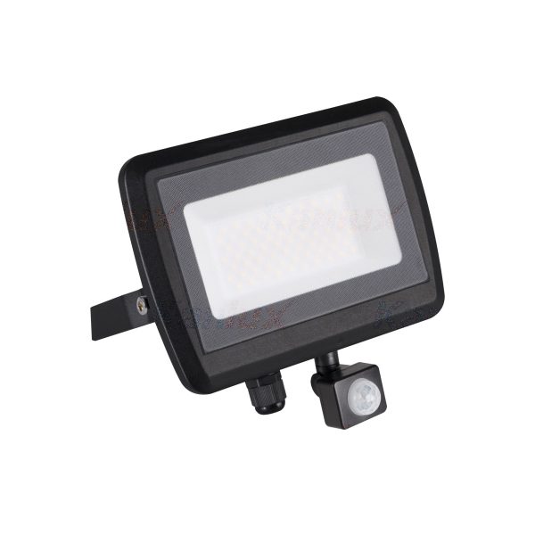 KANLUX ANTEM LED SE FLOOD LIGHT WHITE 50W 4000IM 220 240V WITH MOTION DETECTOR