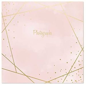 PICTURE THIS ROSE GOLD SWIRL PHOTO ALBUM 6 X 4 HOLDS 200 PHOTOS
