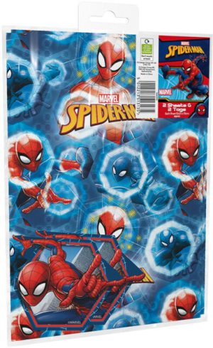 MARVEL SPIDERMAN GIFT WRAP 2 X 50 X 70CM
