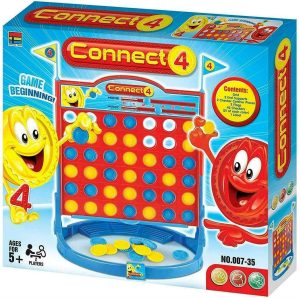 CONNECT FOUR IN ROW BOARD GAME