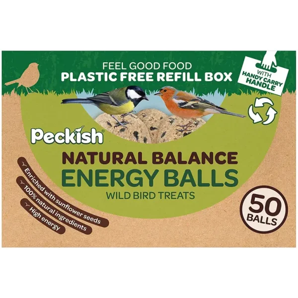 PECKISH REFIL NATURAL BALANCE ENERGY BALLS PACK OF 50 IN BOX 4 KG