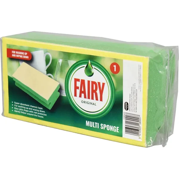 FAIRY SUPER ABSORBENT CHAMOIS MULTIPURPOSE SPONGE