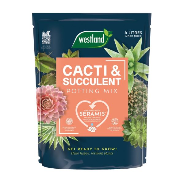 WESTLAND PEAT FREE CACTI & SUCCULENT POTTING MIX 4L