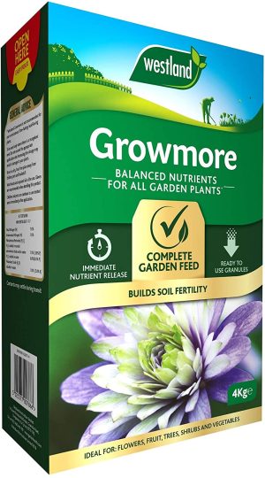 WESTLAND GROWMORE BALANCED GARDEN FERTILISER 4KG