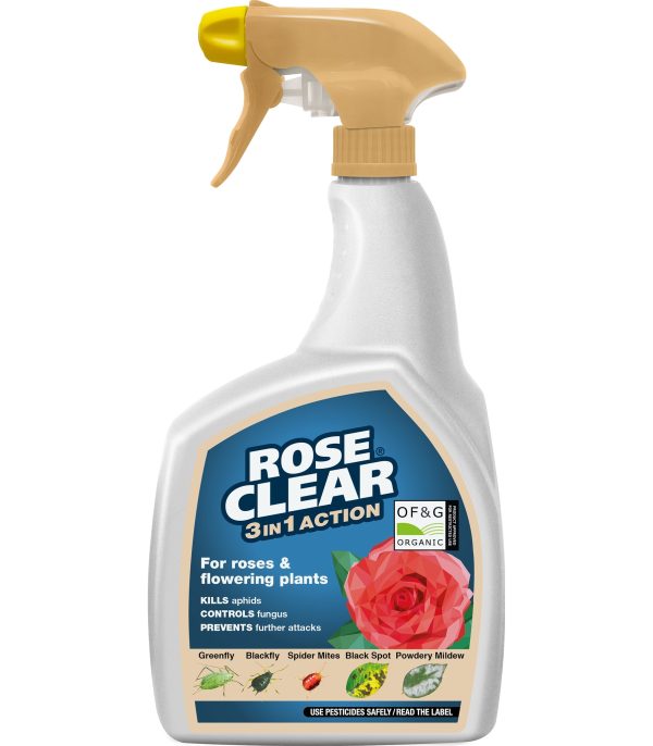 ROSECLEAR 3 IN 1 ACTION FOR ROSES AND FLOWERING PLANTS 800ML