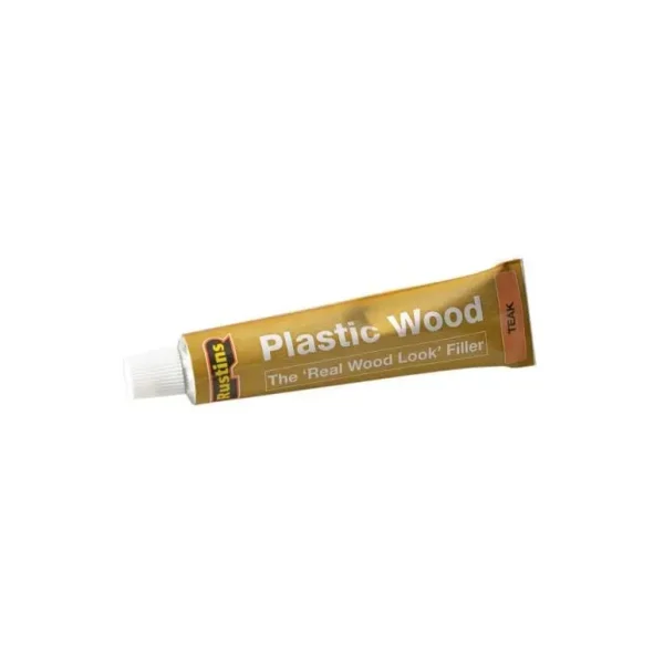 RUSTINS PLASTIC WOOD TUBE TEAK 30G