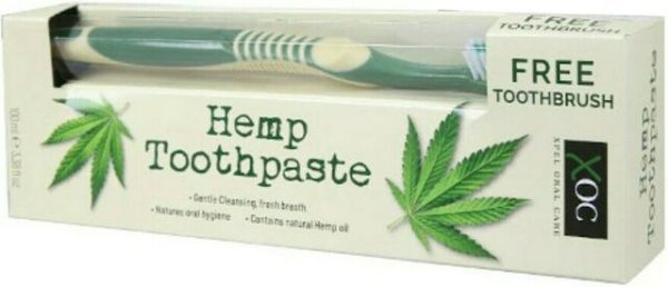 XBC HEMP TOOTHPASTE AND BRUSH 100ML