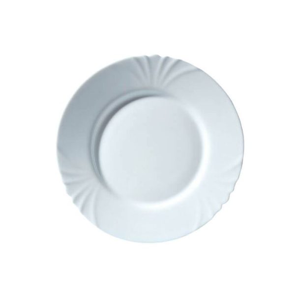 6 X LUMINARC CADIX WHITE SOUP / DEEP PLATE 22.5CM