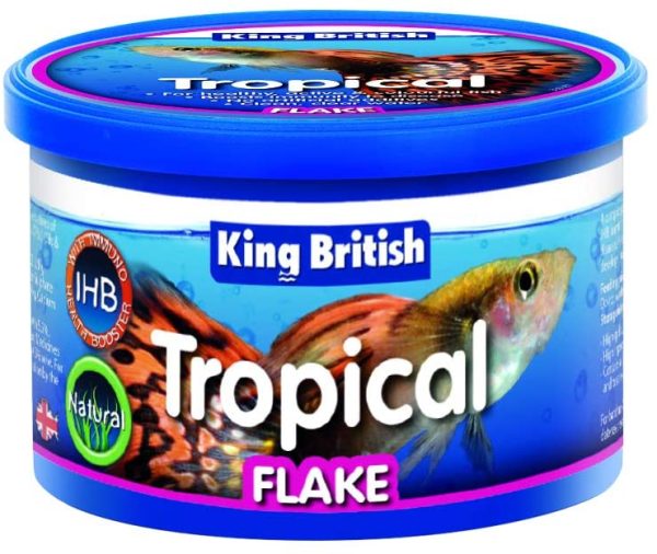 KING BRITISH TROPICAL FLAKE FOOD 12G