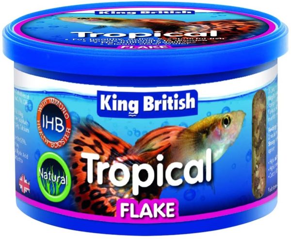 KING BRITISH TROPICAL FLAKE FOOD 28G