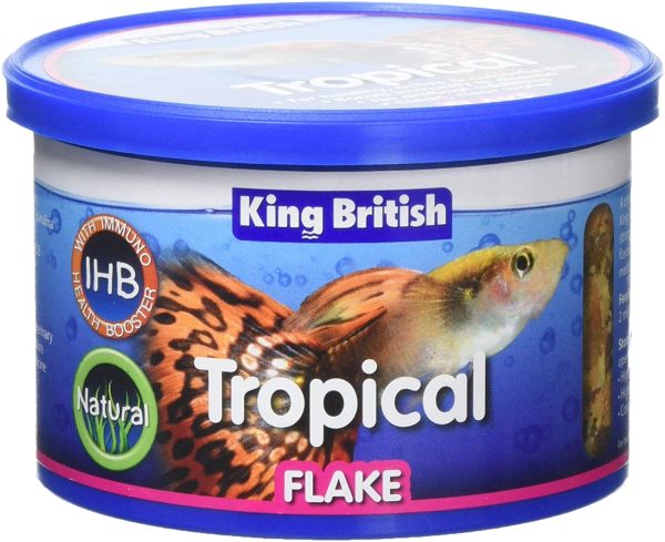 KING BRITISH TROPICAL FLAKE FOOD 55G