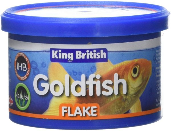 KING BRITISH GOLDFISH FLAKE FOOD 12G