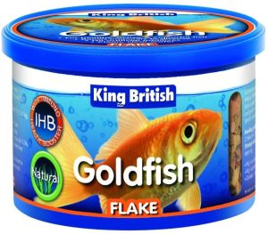 KING BRITISH GOLDFISH FLAKE FOOD 55G