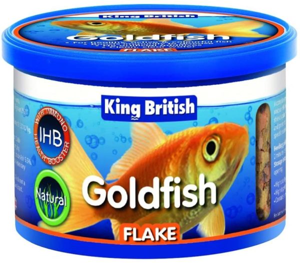 KING BRITISH GOLDFISH FLAKE FOOD 55G