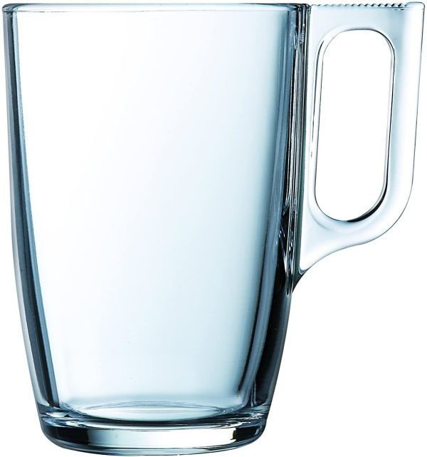 6 X LUMINARC NUEVO GLASS MUG 32CL