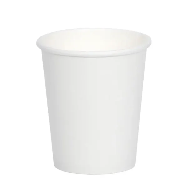 WHITE SINGLE WALL HOT DRINK CP 227ML / 8OZ PACK OF 50