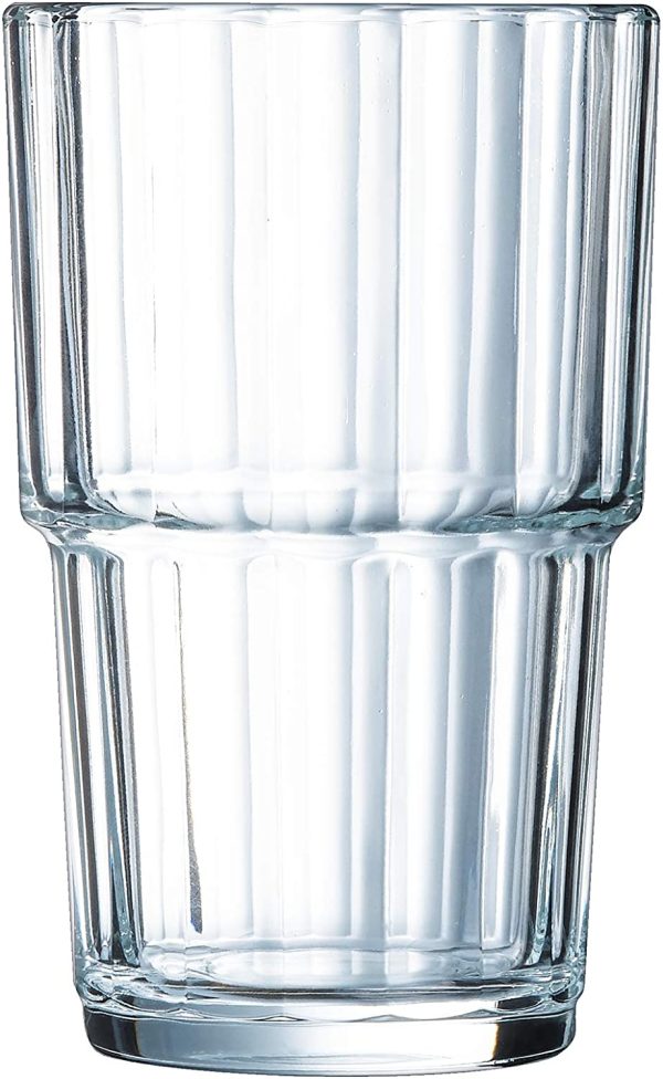 6 X ARCOROC NORVEGE STACKING TUMBLERS 9OZ / 270ML