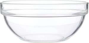 LUMINARC GLASS STACKING BOWL 23CM / 9 INCH