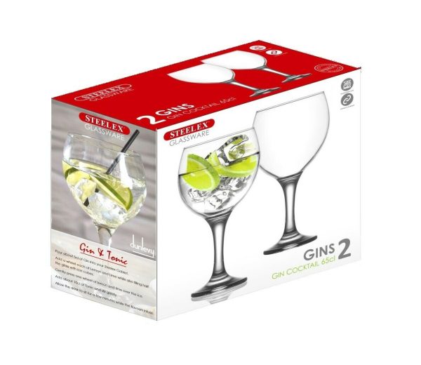 STEELEX GIN / BALLOON GLASSES PACK OF 2