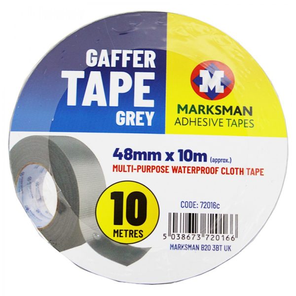 MARKSMAN GAFFER / DUCT TAPE 48MM X 10M - GREY