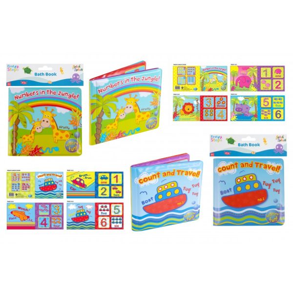 FIRST STEPS BABY LEARNING BATH BOOK - NUMBERS - 1 PCS