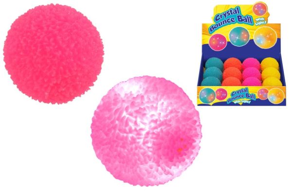 KANDY TOYS CRYSTAL LIGHT UP BOUNCE BALL