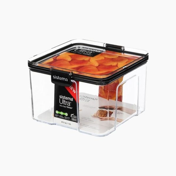 SISTEMA ULTRA CLEAR TRITAN SQUARE CONTAINER 1.4L