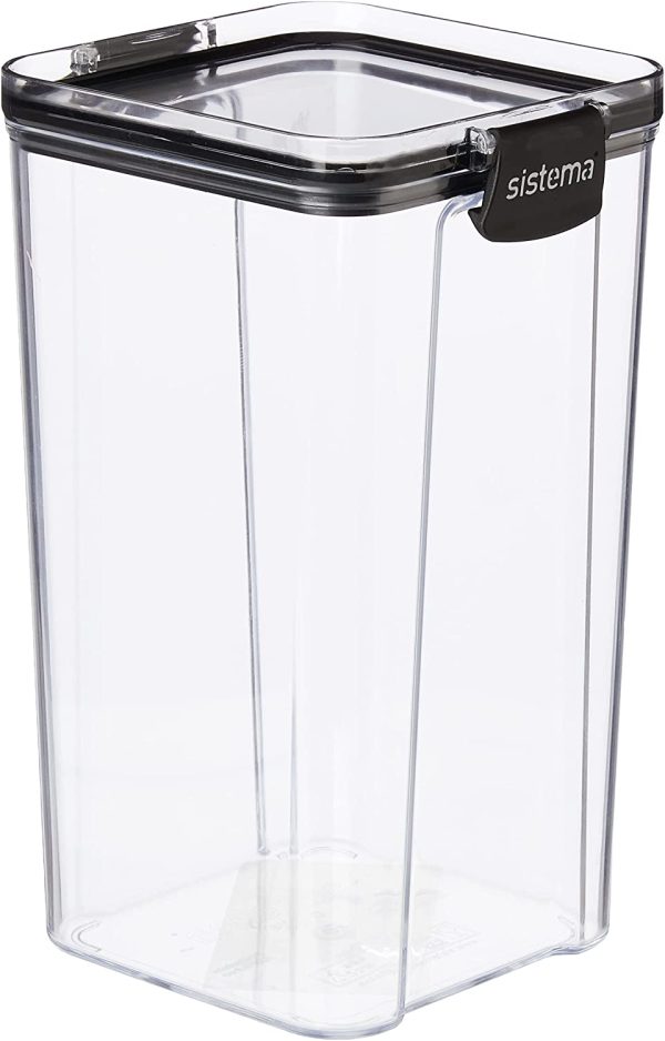 SISTEMA ULTRA CLEAR TRITAN SQUARE CONTAINER 1.3L