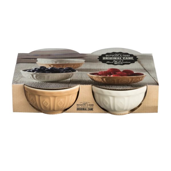 MASON CASH CANE FOOD PREPARATION BOWLS 175ML PACK OF 4