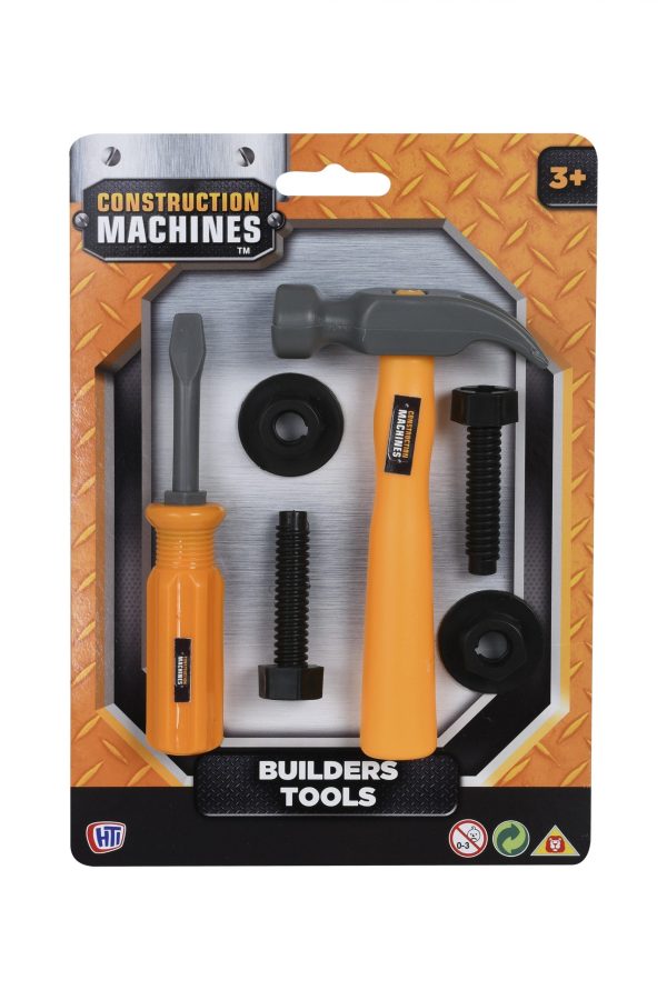 CONSTRUCTION MACHINES BUILDER TOOLS TOY SET