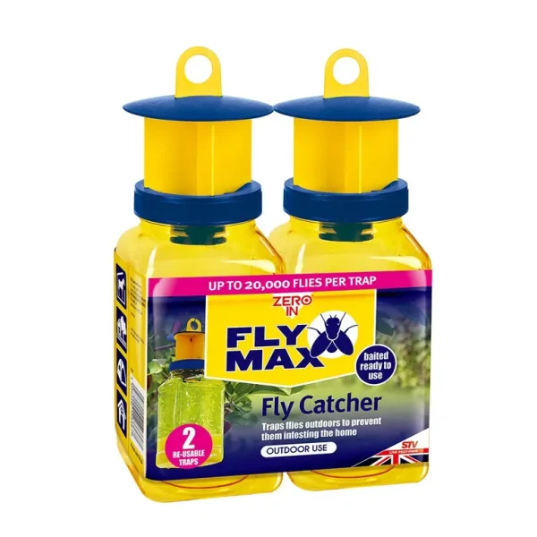 ZERO IN FLY MAX RE-USABLE FLY CATCHER PACK OF 2