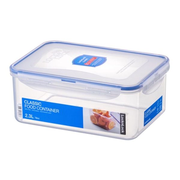 LOCK & LOCK HPL825 RECTANGULAR FOOD STORAGE CONTAINER 2.3L