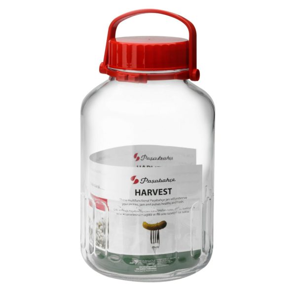 PASABAHCE HARVEST GLASS PICKLE JAR 3 LTR