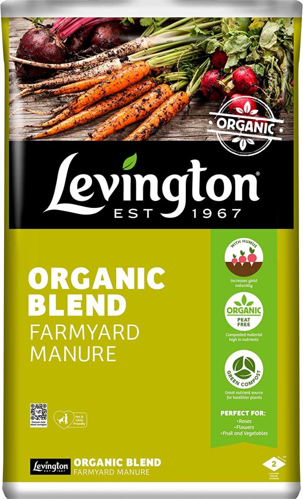 LEVINGTON ORGANIC BLEND FARMYARD MANURE 50L