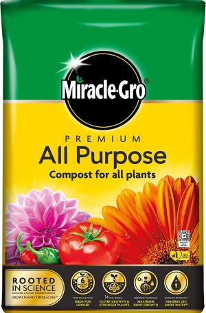 MIRACLE-GRO PREMIUM ALL PURPOSE COMPOST 40L