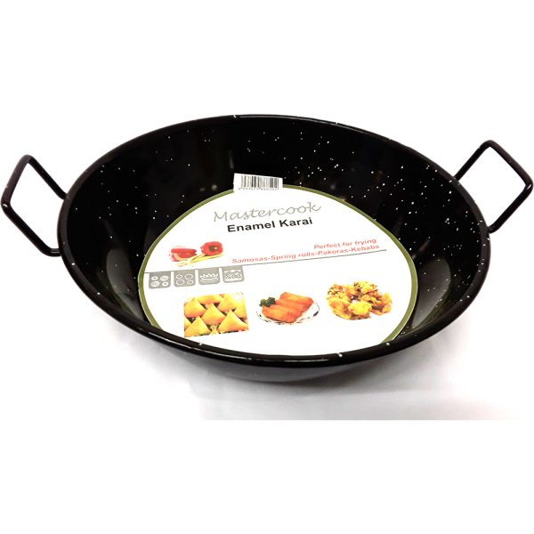 MASTERCOOK ENAMEL KADAI PAN 22CM