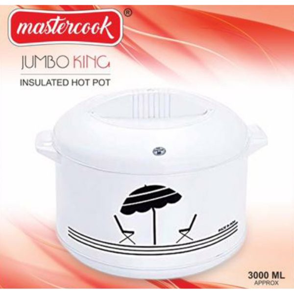 MASTERCOOK PLASTIC HOTPOT / CASSEROLE 3000ML / 3L