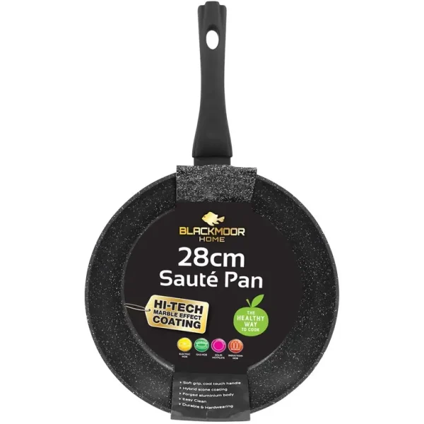 BLACKMOOR NON STICK SAUTE PAN 28CM