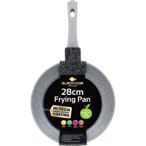 BLACKMOOR NON STICK FRYING PAN 28CM - GREY