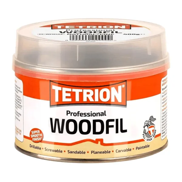 TETRION PROFESSIONAL WOODFIL IN TUB 400GM - WHITE