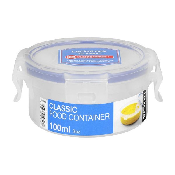 LOCK & LOCK ROUND STORAGE CONTAINER 100ML