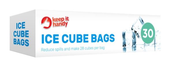 KEEP IT HANDY ICE CUBE BAGS PACK OF 30