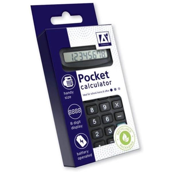 ANKER STATIONERY 8 DIGIT POCKET CALCULATOR