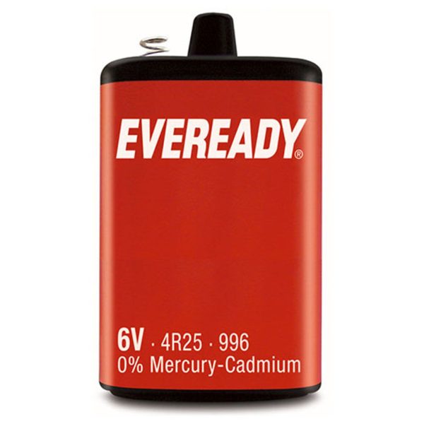 EVEREADY PJ996 4R25 6V LANTERN BATTERY