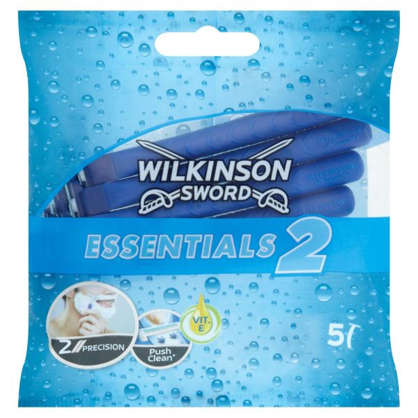 WILKINSON SWORD EVERYDAY 2 MENS DISPOSABLE RAZORS PACK OF 5