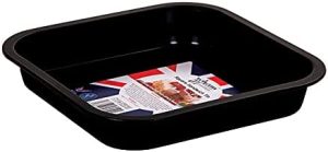 WHAM ESSENTIALS BLACK SANDWICH TIN SQUARE 19 X 19 X 3 CM