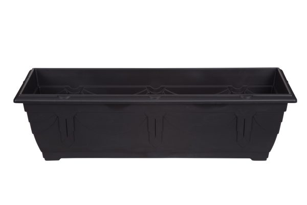 WHITEFURZE VENETIAN WINDOW BOX / PLANTER 60CM - BLACK