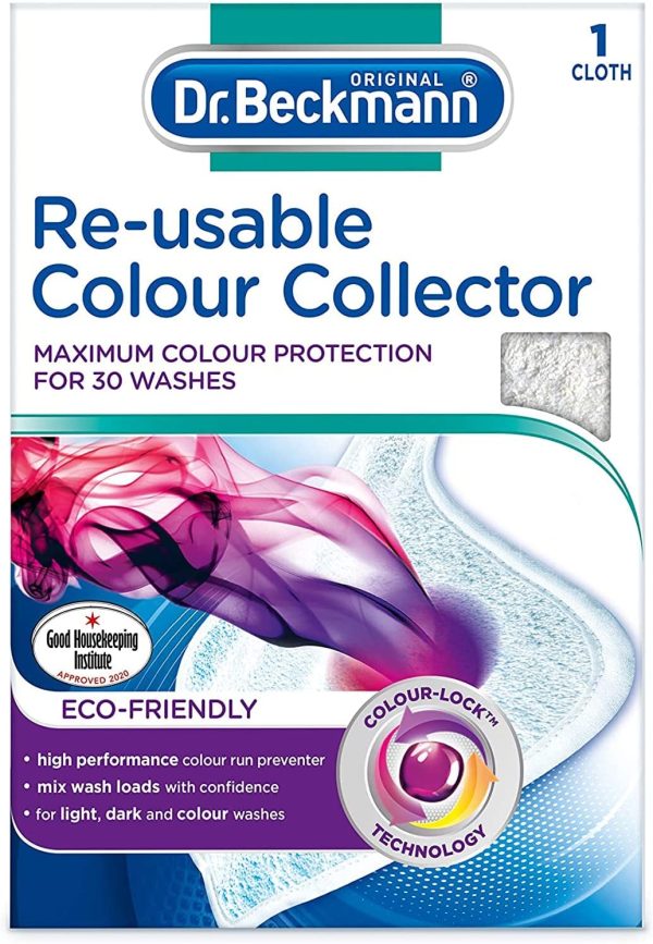 DR BECKMANN RE-USABLE COLOUR COLLECTOR CLOTH UP TO 30 WASH