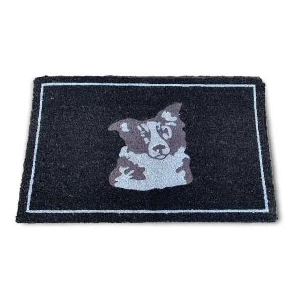 ARBORIA COIR NON SLIP DOORMAT 45CM X 75CM - SHEEPDOG